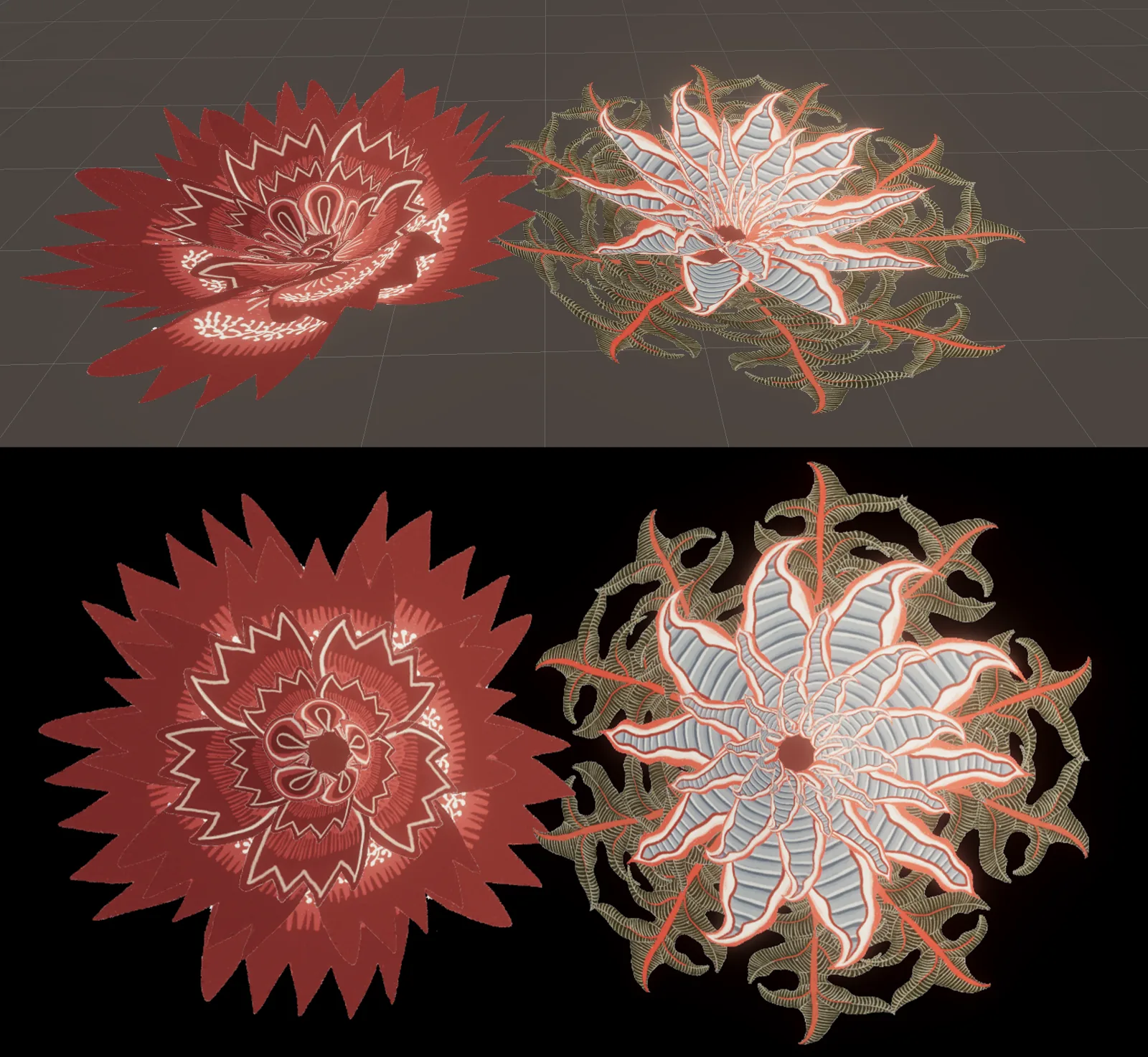 Quiet Echoes — floral motifs realised into form