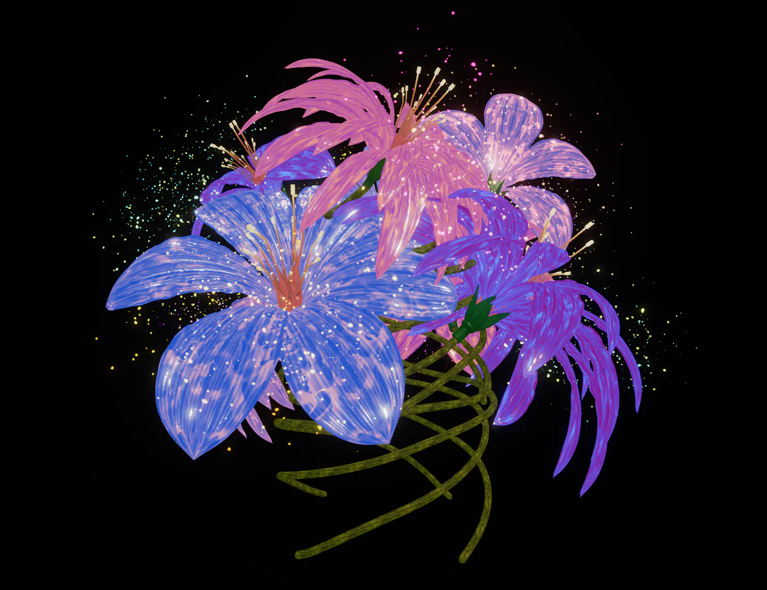 PIXELBLOOM — Flower Burst